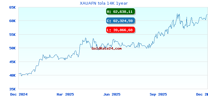 XAUAFN tola 14K 1year