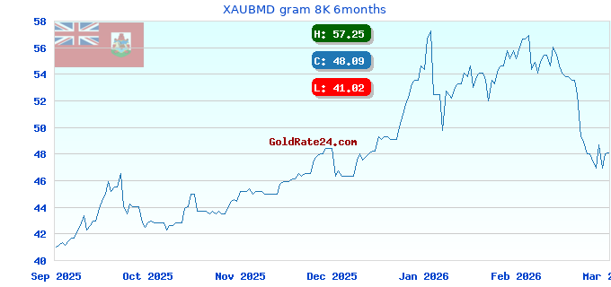 XAUBMD gram 8K 6months