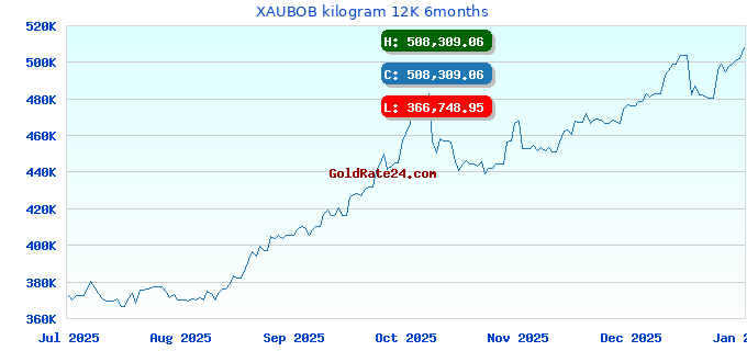 XAUBOB kilogram 12K 6months