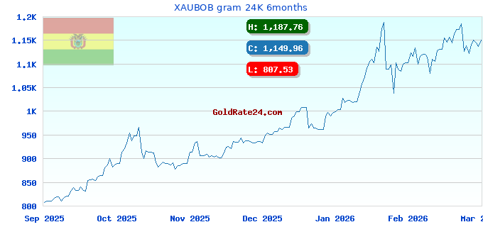 XAUBOB gram 24K 6months