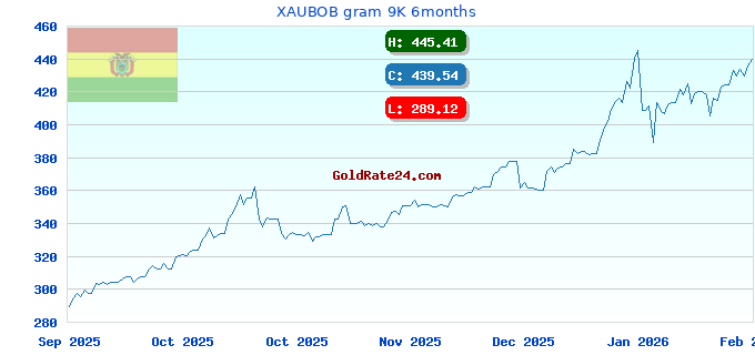 XAUBOB gram 9K 6months