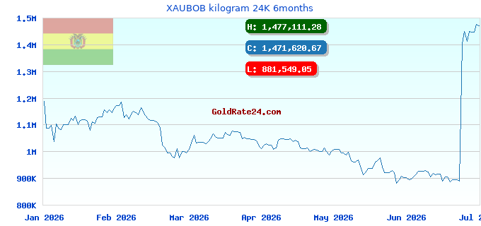 XAUBOB kilogram 24K 6months