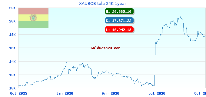 XAUBOB tola 24K 1year