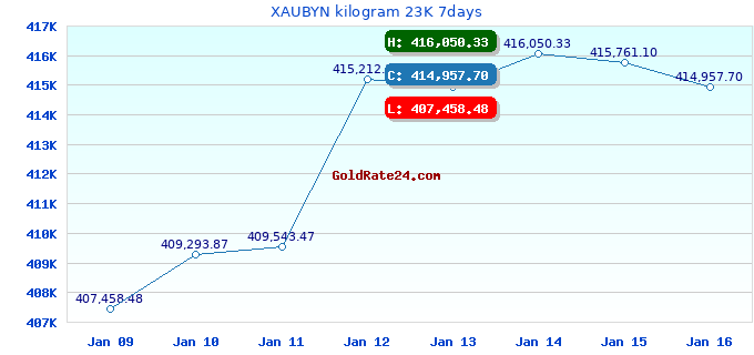 XAUBYN kilogram 23K 7days