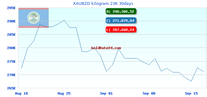 XAUBZD kilogram 23K 30days