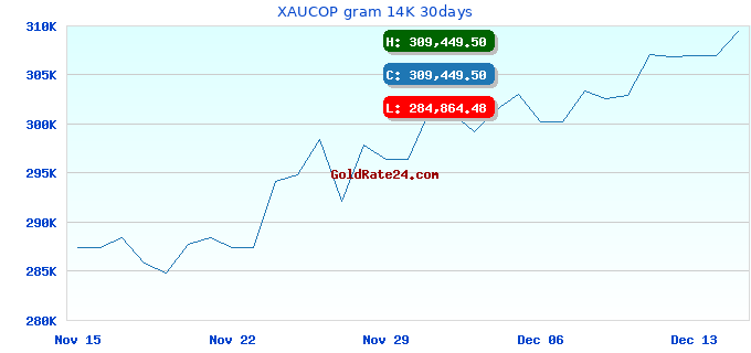 XAUCOP gram 14K 30days