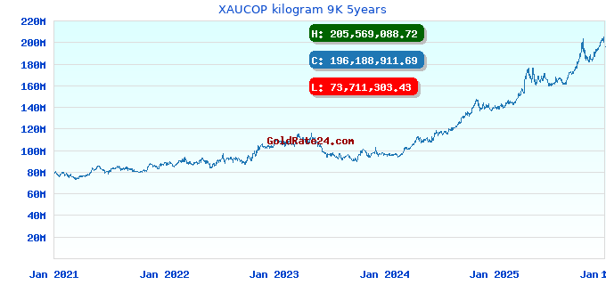XAUCOP kilogram 9K 5years