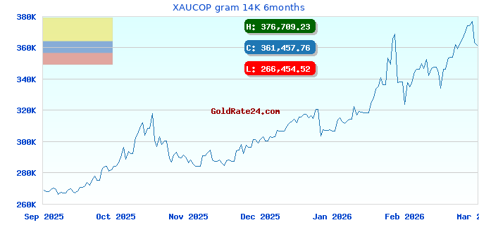 XAUCOP gram 14K 6months
