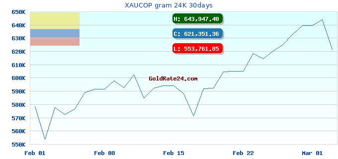 XAUCOP gram 24K 30days