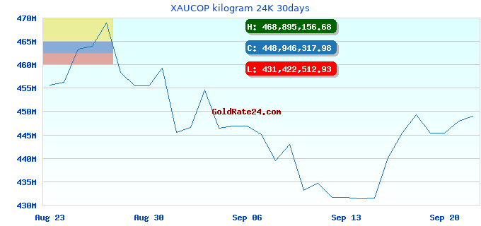 XAUCOP kilogram 24K 30days