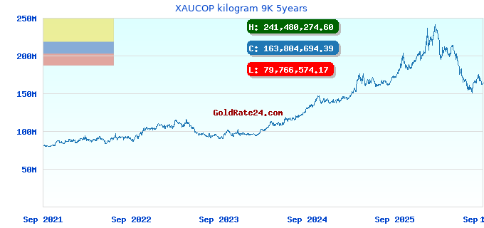 XAUCOP kilogram 9K 5years