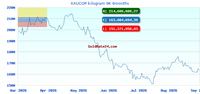 XAUCOP kilogram 9K 6months