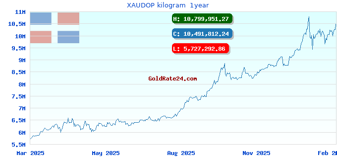 XAUDOP kilogram 1year