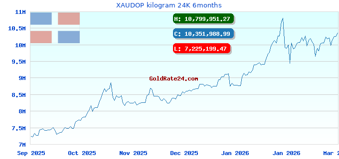 XAUDOP kilogram 24K 6months