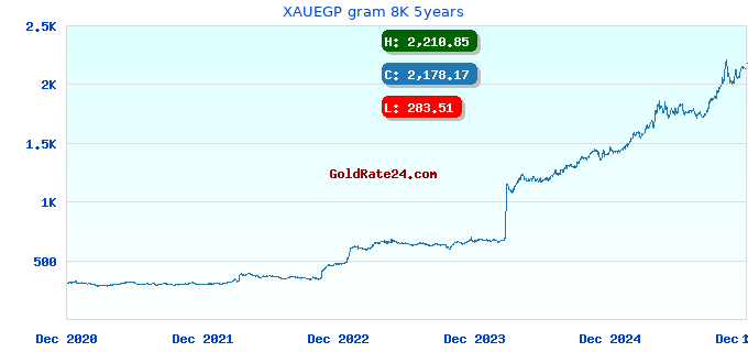 XAUEGP gram 8K 5years