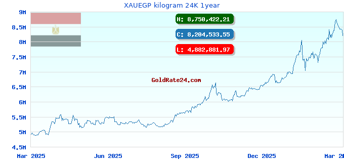 XAUEGP kilogram 24K 1year