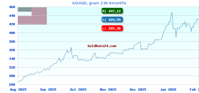XAUGEL gram 23K 6months