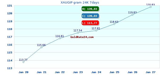 XAUGIP gram 24K 7days
