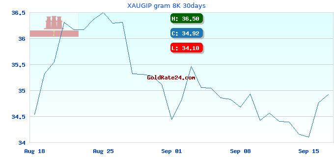 XAUGIP gram 8K 30days