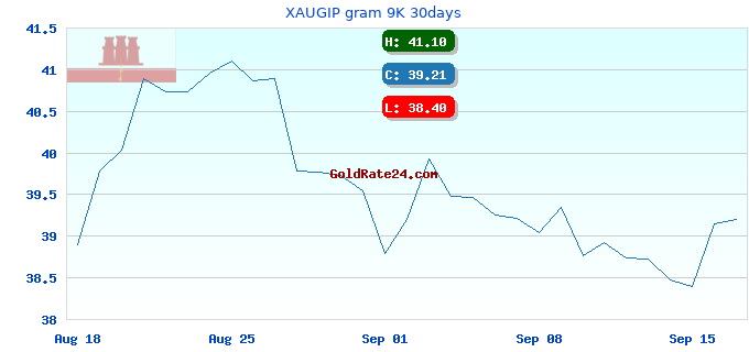 XAUGIP gram 9K 30days
