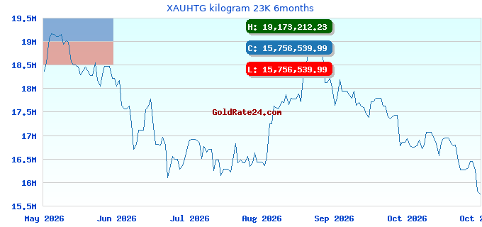 XAUHTG kilogram 23K 6months