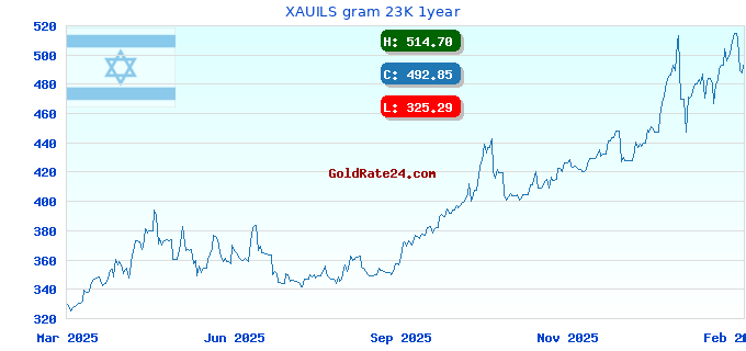 XAUILS gram 23K 1year