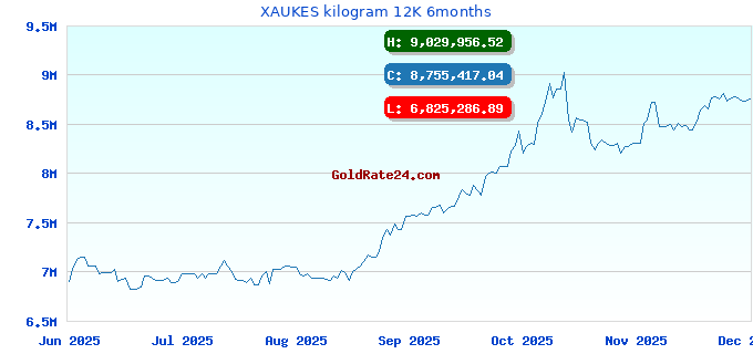XAUKES kilogram 12K 6months