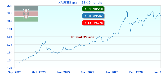 XAUKES gram 23K 6months