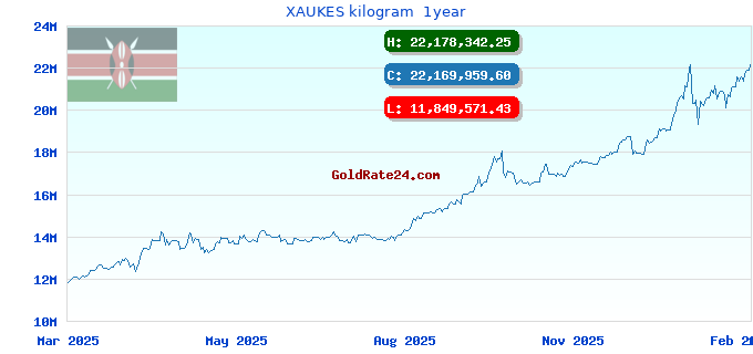 XAUKES kilogram 1year