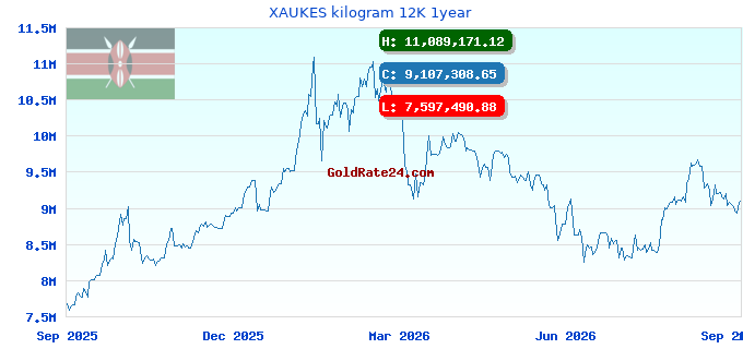 XAUKES kilogram 12K 1year