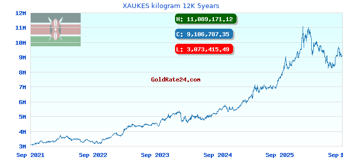 XAUKES kilogram 12K 5years