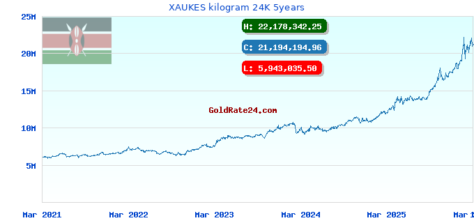XAUKES kilogram 24K 5years