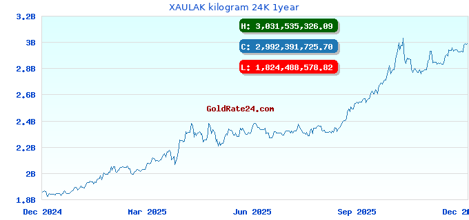 XAULAK kilogram 24K 1year