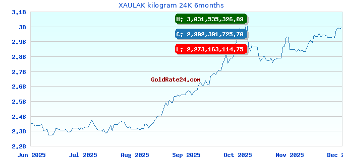 XAULAK kilogram 24K 6months