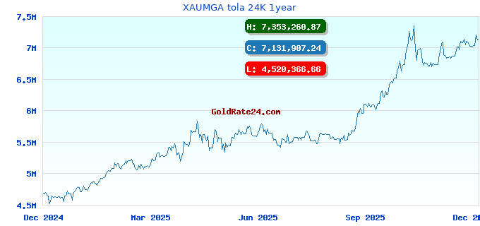 XAUMGA tola 24K 1year