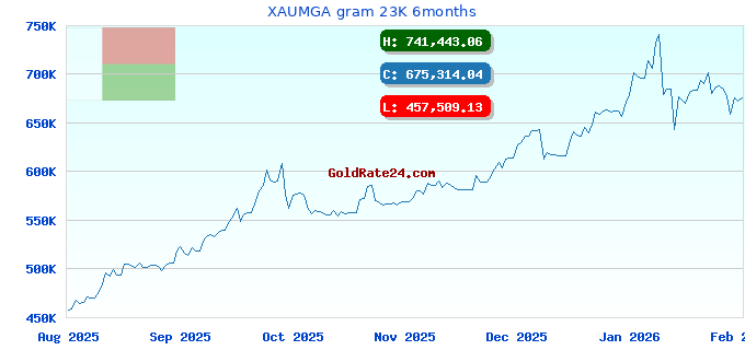 XAUMGA gram 23K 6months