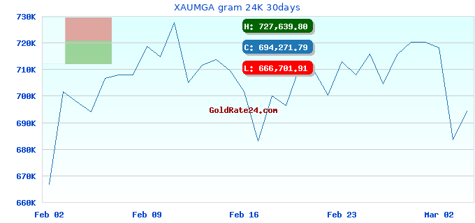 XAUMGA gram 24K 30days