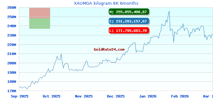 XAUMGA kilogram 8K 6months