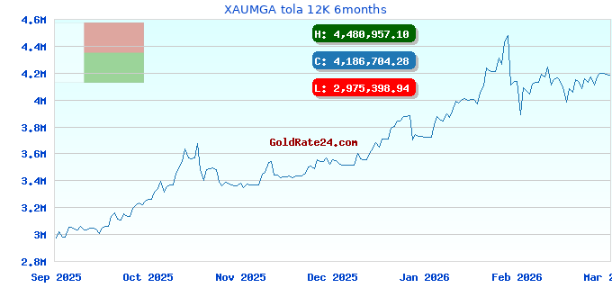 XAUMGA tola 12K 6months