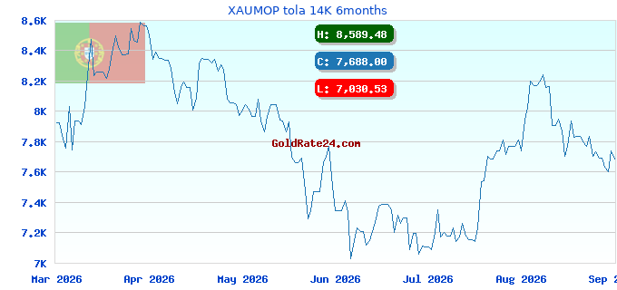 XAUMOP tola 14K 6months