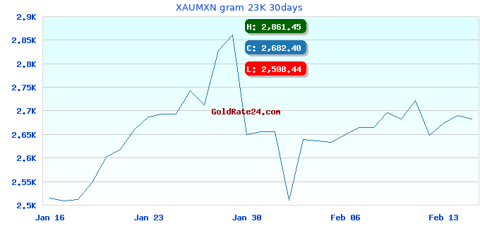 XAUMXN gram 23K 30days