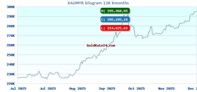 XAUMYR kilogram 12K 6months