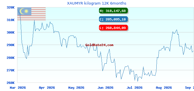 XAUMYR kilogram 12K 6months