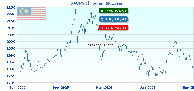 XAUMYR kilogram 8K 1year