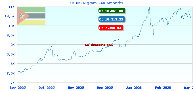 XAUMZN gram 24K 6months