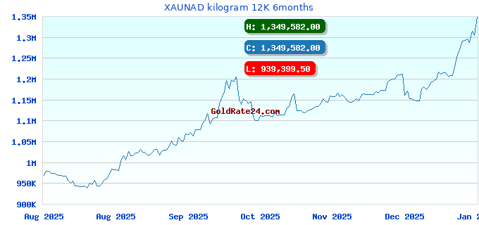 XAUNAD kilogram 12K 6months