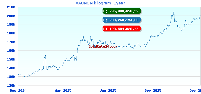 XAUNGN kilogram 1year