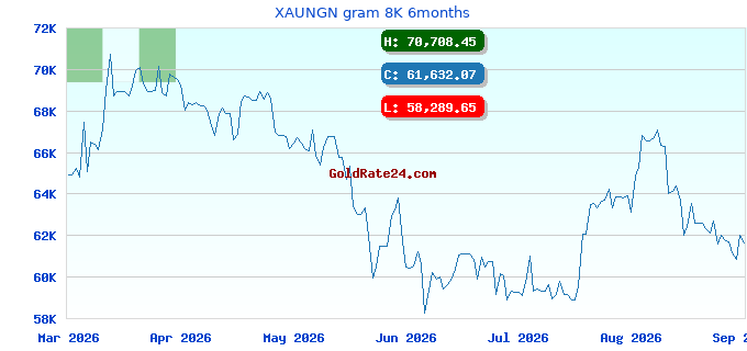 XAUNGN gram 8K 6months