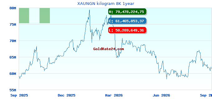 XAUNGN kilogram 8K 1year