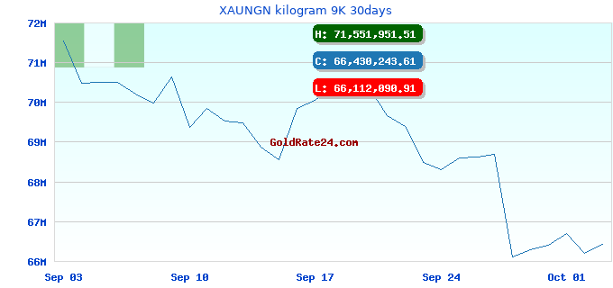 XAUNGN kilogram 9K 30days